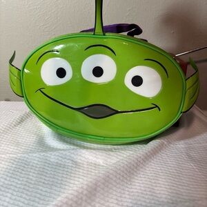 Disney Parks Pixar Toy Story ALIEN Figure Souvenir Lunch Bag Lunchbox 11”